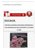 Test Bank for Talaro&rsquo;s Foundations in Microbiology 12th Edition &lpar;ISBN&colon; 9781265739362&rpar; &vert; Chapters 1&ndash;27 Complete Solutions