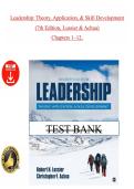 Leadership&colon; Theory&comma; Application&comma; & Skill Development &lpar;7th Edition&rpar; by Lussier & Achua &ndash; Chapters 1&ndash;12 comprehensive study notes