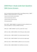 EAWS Phase 1 Study Guide Exam Questions With Correct Answers&period;
