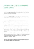 EBP Exam I &lpar;Ch&period; 1&comma; 2&comma; & 3&rpar; Questions With Correct Answers 