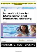 Test Bank &ndash; Introduction to Maternity & Pediatric Nursing 8th Edition &lpar;Leifer&rpar; &vert; LATEST 2025&ndash;2026 &vert; A&plus; Graded Complete Chapters