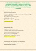 NR 605 Week 7 Final Study Guide &mdash; Diagnosis & Management in Psychiatric Mental Health Across the Lifespan I&comma; Chamberlain &lpar;2025&ndash;2026&rpar; &mdash; Brain&comma; Trauma&comma; and Therapy Q&A