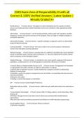 CHES Exam Area of Responsibility III with all Correct & 100&percnt; Verified Answers &vert;Latest Update &vert;Already Graded A&plus;