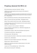 Prophecy General ICU RN A v2 NEWEST 2026&sol;2027 ACTUAL EXAM COMPLETE QUESTIONS AND CORRECT DETAILED ANSWERS &lpar;VERIFIED ANSWERS&rpar; &vert;ALREADY GRADED A&plus;&vert;&vert;BRAND NEW&excl;&excl;