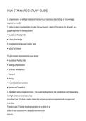 ICLA STANDARD 2 STUDY GUIDE