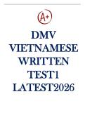 DMV VIETNAMESE WRITTEN TEST 1 2026&period;pdf