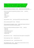 Exam 1 &lpar;Assessment and Care of the Childbearing Family&rpar; Questions and All Correct Answers 2026 Updated&period;