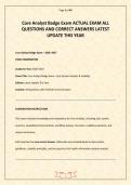 Core Analyst Badge EXAM TESTBANK