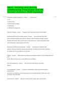 Nace&colon; nursing care during childbearing Final Exam and All Correct Answers 2026 Updated&period;