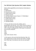 Nur 1100 Week 6 Quiz Questions With Complete Solutions