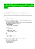 Test Bank for Clinical Calculations 10th Edition by Kee&comma; Marshall &lpar;Q&A&rpar; &ndash; All Chapters 1-17 Complete &vert; Newest Edition&period;