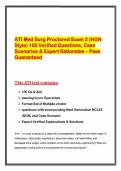 ATI Med Surg Proctored Exam -2 &lpar;NGN Style&rpar; 100 Verified Questions&comma; Case Scenarios & Expert Rationales &ndash; Pass Guaranteed&period;pdf