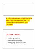 ATI Fundamentals 2 Proctored Exam Retake &lpar;NGN Style&rpar; 70 Verified Questions&comma; Case Scenarios & Expert Rationales &ndash; Pass Guaranteed&period;pdf