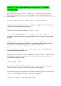 NACE Test Questions and All Correct Answers&period;