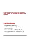 ATI RN Leadership Proctored Exam Retake 2 &lpar;NGN Style&rpar; 70 Verified Questions&comma; Case Scenarios & Expert Rationales &ndash; Pass Guaranteed&period;pdf