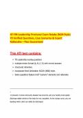 ATI RN Leadership Proctored Exam Retake &lpar;NGN Style&rpar; 70 Verified Questions&comma; Case Scenarios & Expert Rationales &ndash; Pass Guaranteed&period;pdf