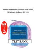 Test Bank &ndash; Probability and Statistics for Engineering and the Sciences&comma; 9th Edition&vert; Jay Devore &vert; ISBN&colon;9781305251809 &vert; Chapters 1&ndash;16 &vert; Latest Edition