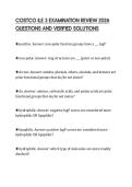 COSTCO ILE 3 EXAMINATION REVIEW 2026 QUESTIONS AND VERIFIED SOLUTIONS