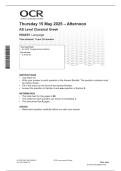 OCR AS LEVEL 2025 CLASSICAL GREEK Paper 1 QP