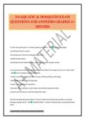 5&period;0 AQUATIC & MOSQUITO EXAM QUESTIONS AND ANSWERS GRADED A&plus; 2025&sol;2026