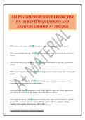 ATI PN COMPREHENSIVE PREDICTOR EXAM REVIEW QUESTIONS AND ANSWERS GRADED A&plus; 2025&sol;2026