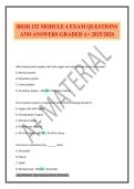 BIOD 152 MODULE 4 EXAM QUESTIONS AND ANSWERS GRADED A&plus; 2025&sol;2026