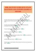 BIBL 104 STUDY GUIDE QUIZ 4 EXAM QUESTIONS AND ANSWERS GRADED A&plus; 2025&sol;2026