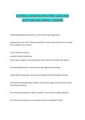 MATERNAL NEWBORN PROCTORED EXAM 2026 QUESTIONS AND CORRECT ANSWERS