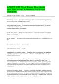 AAERT CER Final Exam Questions and All Correct Answers 2025-2026 Updated&period;