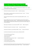 AAERT Study Guide Exam and All Correct Answers 2025-2026 Updated&period;
