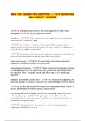 WGU C212 MARKETING CHAPTERS 1-5 TEST QUESTIONS AND CORRECT ANSWERS
