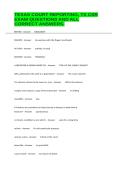 TEXAS COURT REPORTING&comma; TX CSR EXAM QUESTIONS AND ALL CORRECT ANSWERS&period;