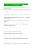 AERT 3000 Final Exam and All Correct Answers 2025-2026 Updated&period;