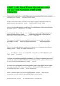 AERT 3480 Final Exam Questions And All Correct Answers 2025-2026 Updated&period;