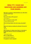NWSA TTT-1 EXAM 2026  QUESTIONS AND ANSWERS&vert; ACE  YOUR GRADES&period;