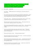 Logistics Mid-Level Technician Study Guide Questions with Accurate Answers 2025-2026 Updated&period;