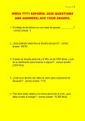 NWSA TTT1 ESPA&Ntilde;OL 2026 QUESTIONS  AND ANSWERS&vert; ACE YOUR GRADES&period; 