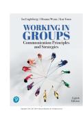 TEST BANK FOR Working in Groups&colon; Communication Principles and Strategies 8th Edition by Isa N&period; Engleberg ISBN&colon; 9780138276034 COMPLETE GUIDE ALL CHAPTERS COVERED 100&percnt; VERIFIED A&plus; GRADE ASSURED&excl;&excl;&excl;&excl;&excl;NEW LATEST UPDATE&excl;&excl;&excl;&excl;