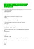 C of Q 310T Engine Prep Examination and Already Passed Solutions 2025-2026 Updated&period;