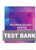 TEST BANK FOR Applied Pharmacology for the Dental Hygienist 9th Edition by Elena Bablenis Haveles ISBN&colon;978-0323798631 COMPLETE GUIDE ALL CHAPTERS COVERED 100&percnt; VERIFIED A&plus; GRADE ASSURED&excl;&excl;&excl;&excl;&excl;NEW LATEST UPDATE&excl;&excl;&excl;&excl;&excl;