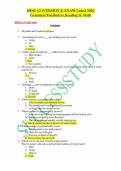 HESI A2 &lpar;VERSION 2&rpar; EXAM Latest 2026 Grammar&comma;Vocabulary&comma;Reading & Math&period;pdf