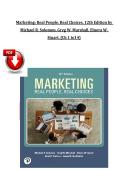 Test Bank &ndash; Marketing&colon; Real People&comma; Real Choices&comma; 12th Edition &vert; Michael R&period; Solomon &vert; Chapters 1&ndash;14 &vert; Latest Edition