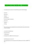 NUR 206 EXAM 1 QUIZZES  WITH ALL ANSWERS&period;