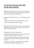 GB 350 FINAL EXAM 2026 TEST PAPER SOLVED ITEMS APPROVED