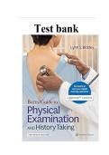 Test Bank for Bates' Guide To Physical Examination and History Taking &lpar;Lippincott Connect&rpar; 13th Edition by Lynn S&period; Bickley MD FACP &lpar;Author&rpar;&comma; Peter G&period; Szilagyi MD MPH &lpar;Author&rpar;&comma; &lpar;All Chapters Covered&rpar; &lpar;Multiple choice Questions and Verified Answers