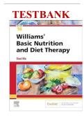 Test Bank for Williams&rsquo; Basic Nutrition 16th Edition &vert; Complete Chapters &vert; A&plus; Graded