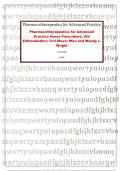 TEST BANK Pharmacotherapeutics for Advanced Practice Nurse Prescribers&comma; 6th Edition Teri Moser Woo and Wendy L&period; Wright Updated Version