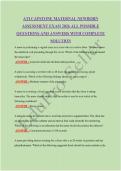 ATI CAPSTONE MATERNAL NEWBORN ASSESSMENT EXAM 2026 ALL POSSIBLE QUESTIONS AND ANSWERS WITH COMPLETE SOLUTION