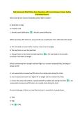 FAA Commercial Pilot Written Exam Questions with Correct Answers&vert;