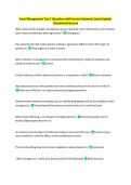 Farm Management Test 1 Questions with Correct Answers&vert; Latest Update
